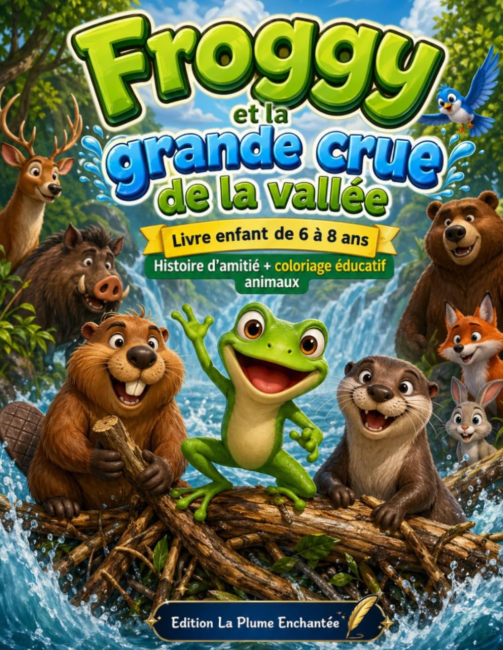 Froggy et la grande crue de la vallée.: Une aventure magique pleine d’action, d’amitié… et de coloriage ! (Froggy et le Grand Barrage.)