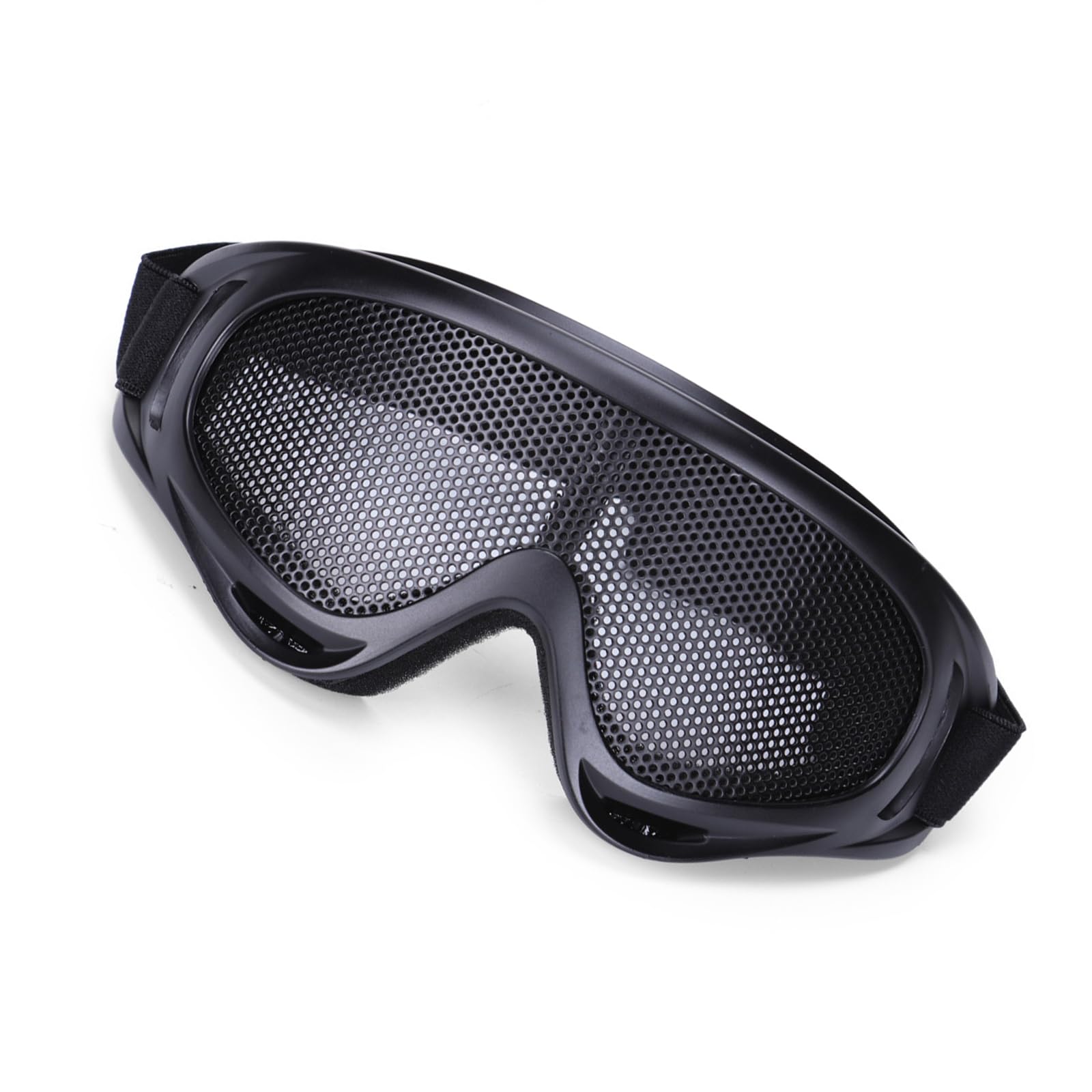 Nvoqilin Black Impacts Resistant High Strength Metal Protective Goggles For Mountaineering Game Outdoor Activity Windproof Outdoor Goggles