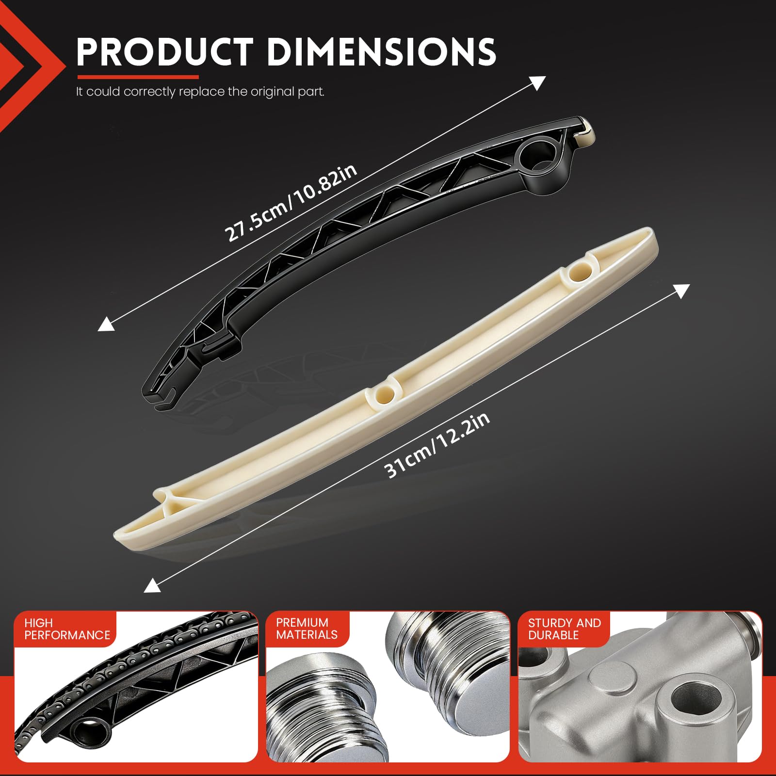 Kit chaîne de distribution 55562234 compatible avec Astra J P10 Corsa D S07 Corsa E X15 Insignia A 1.2L 1.4L Aveo T300 Cruze J300 J305 J308 5636360 90529570 637241 55353997 55353998