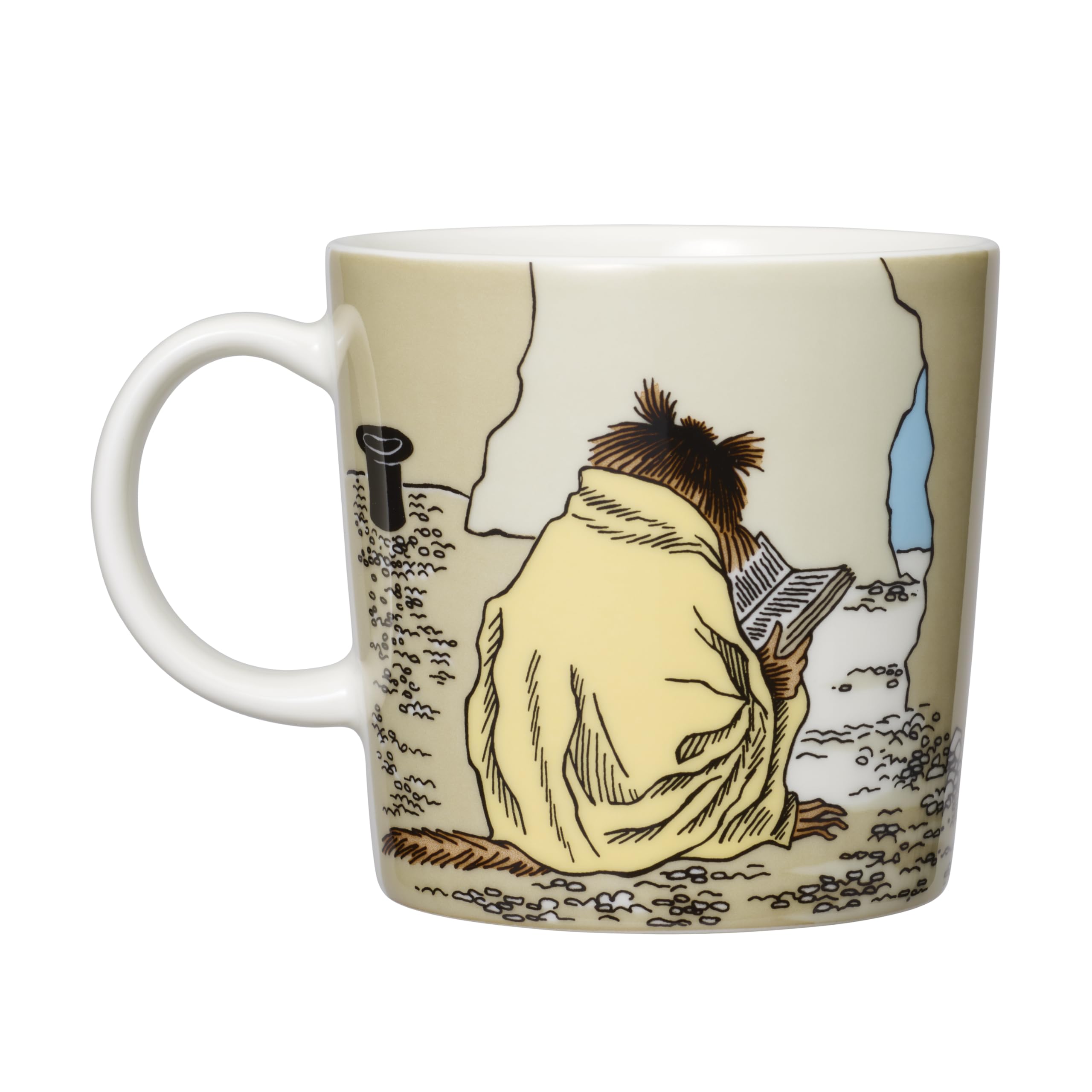 Amazon.com | Arabia Moomin Mug 10oz Muskrat Beige: Coffee Cups & Mugs
