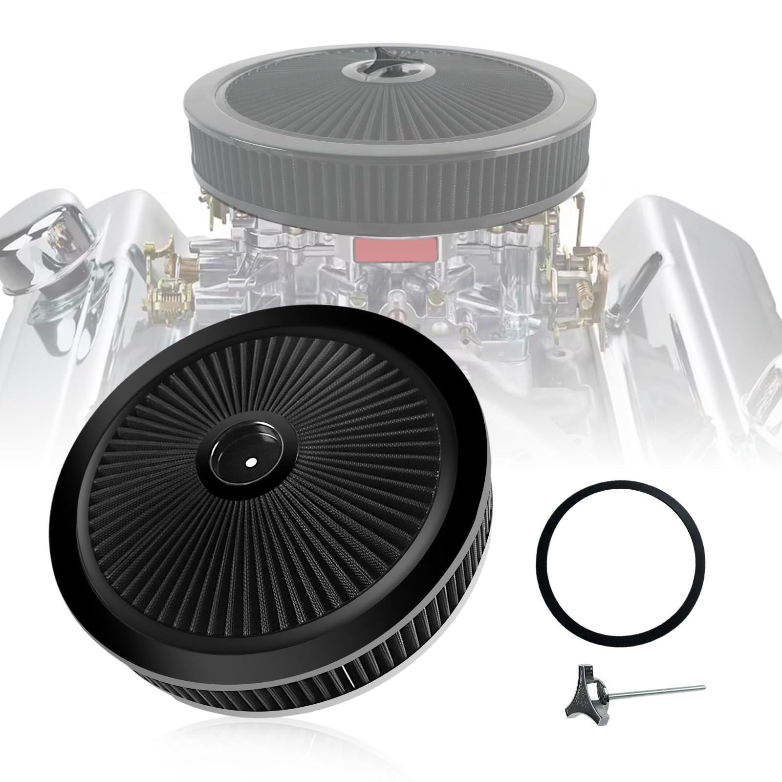Photo 1 of Ryansunoro 14"x3" Round Air Filter Kit