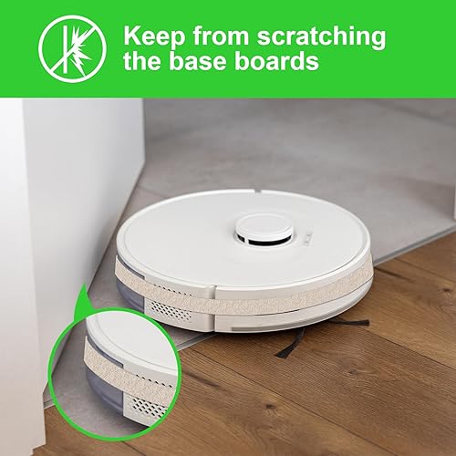 Miniatura 4 de Tiras de fieltro con respaldo adhesivo, tiras de fieltro adhesivas, 2 rollos de fieltro de 1 x 60 pulgadas, color beige, cinta de fieltro con