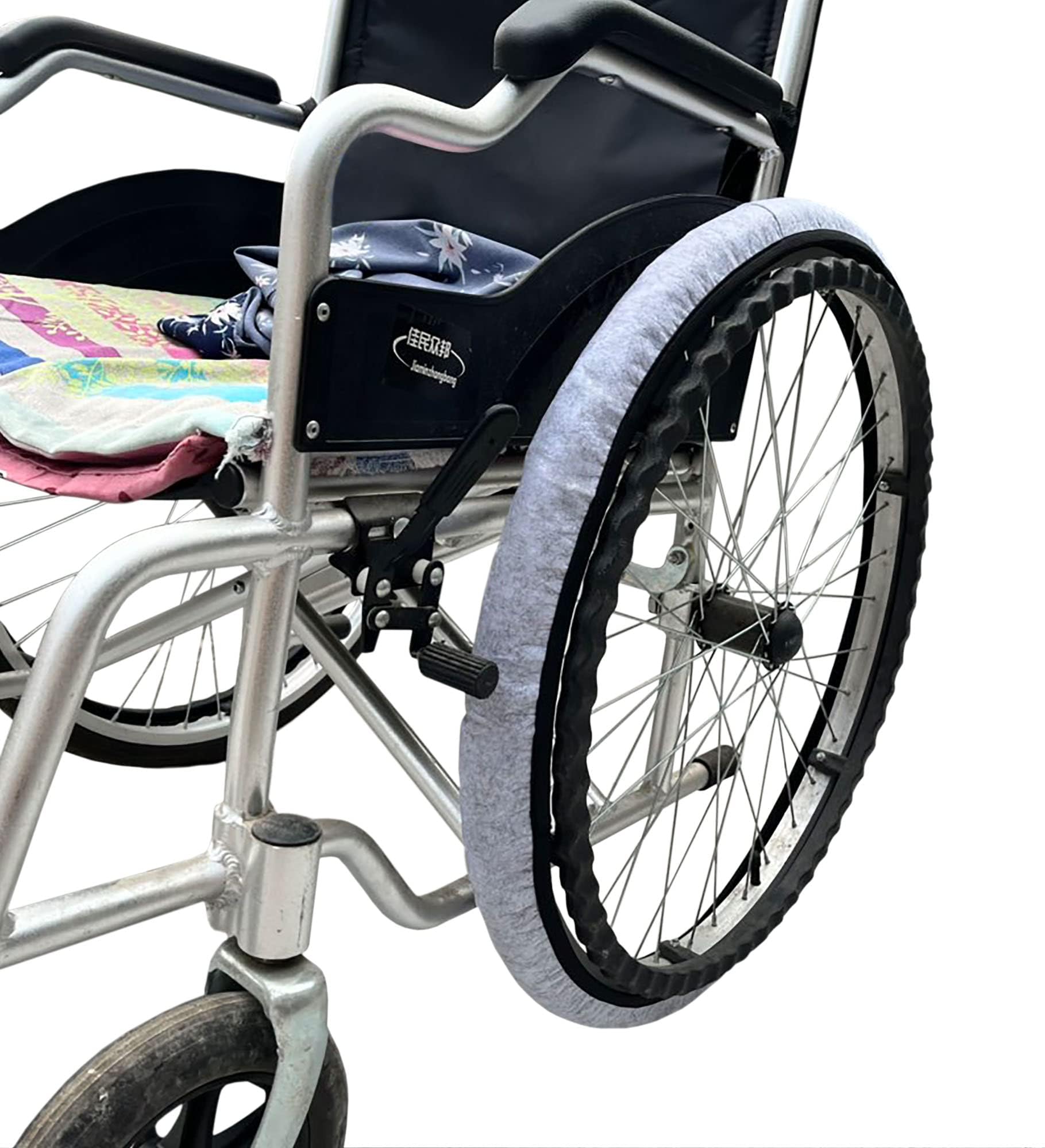 Wheelchair Tyre Covers for Wheels 24’’ to Protect Floors Carpets Wheelchair Tire Covers