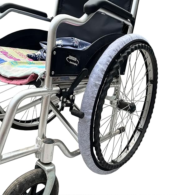 Wheelchair Tyre Covers for Wheelchair Wheels 24’’ to Protect Floors