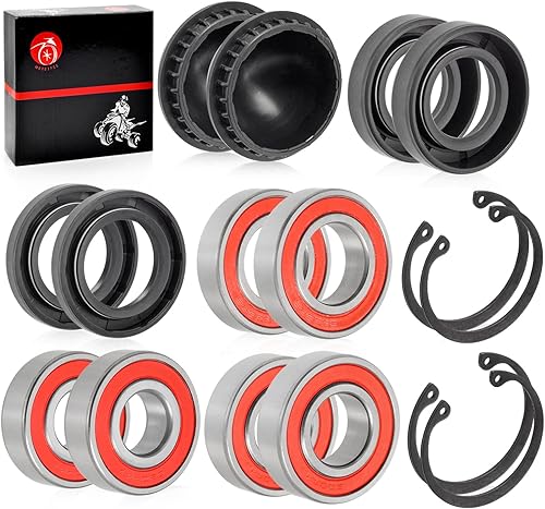 Miniatura 3 de Kit de cubierta antipolvo para cojinete de rueda delantera y trasera para carrito de golf Yamaha G2 G8 G9 G11 G14 G16 G20 G21 G22 1985-2007