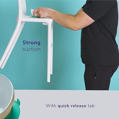 Miniatura 5 de doddl Tazón de succión ergonómico para niños pequeños y bebés, platos ergonómicos para niños de 1 a 3 años, apto para lavavajillas, sin BPA (blanco