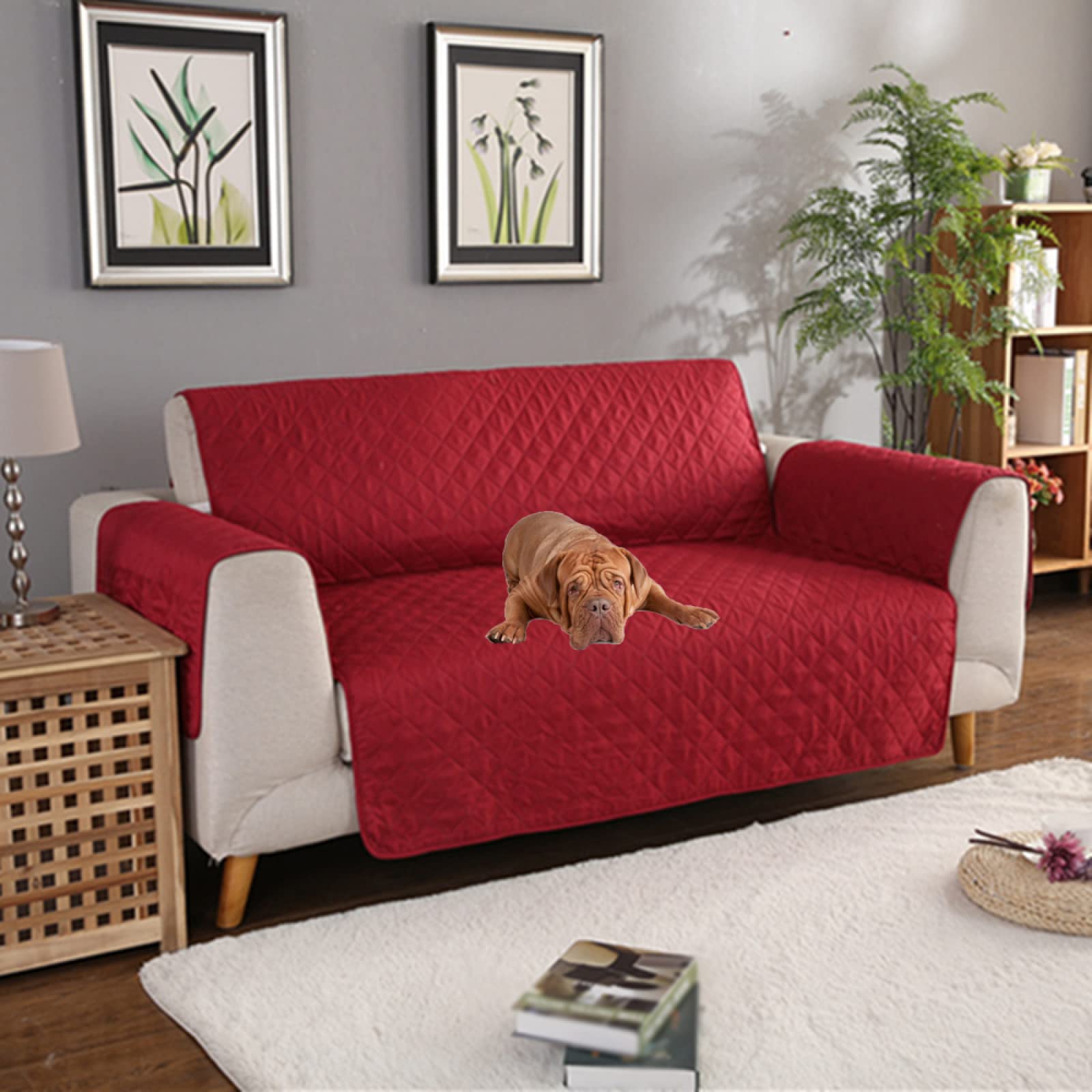 Amazon｜ソファカバー、ソファスリップカバー、家具プロテクター