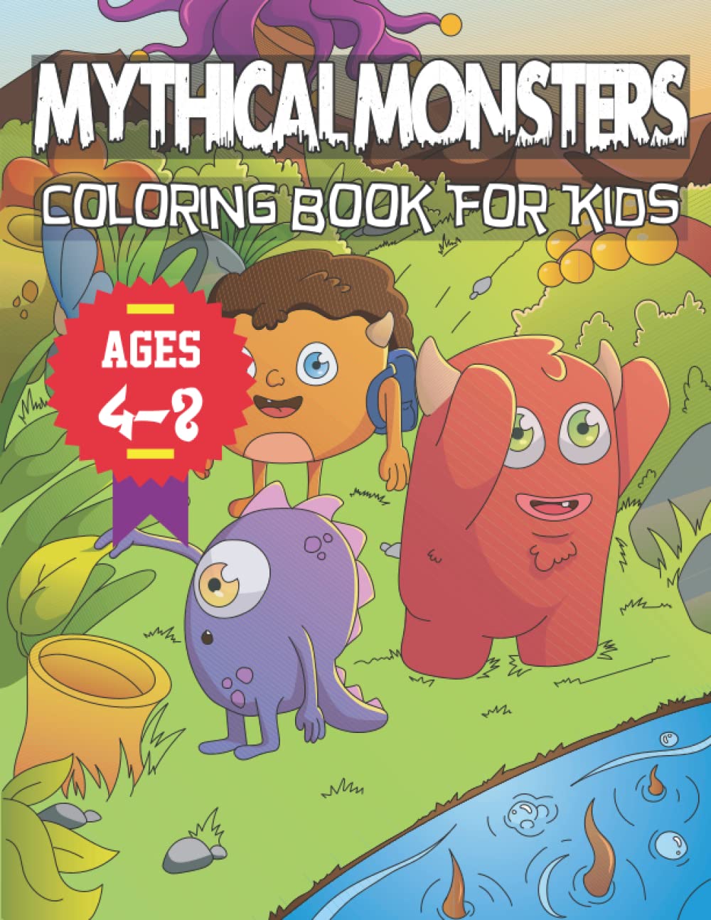 Buy Mythical Monsters Coloring Book for kids An Artist's Guide to