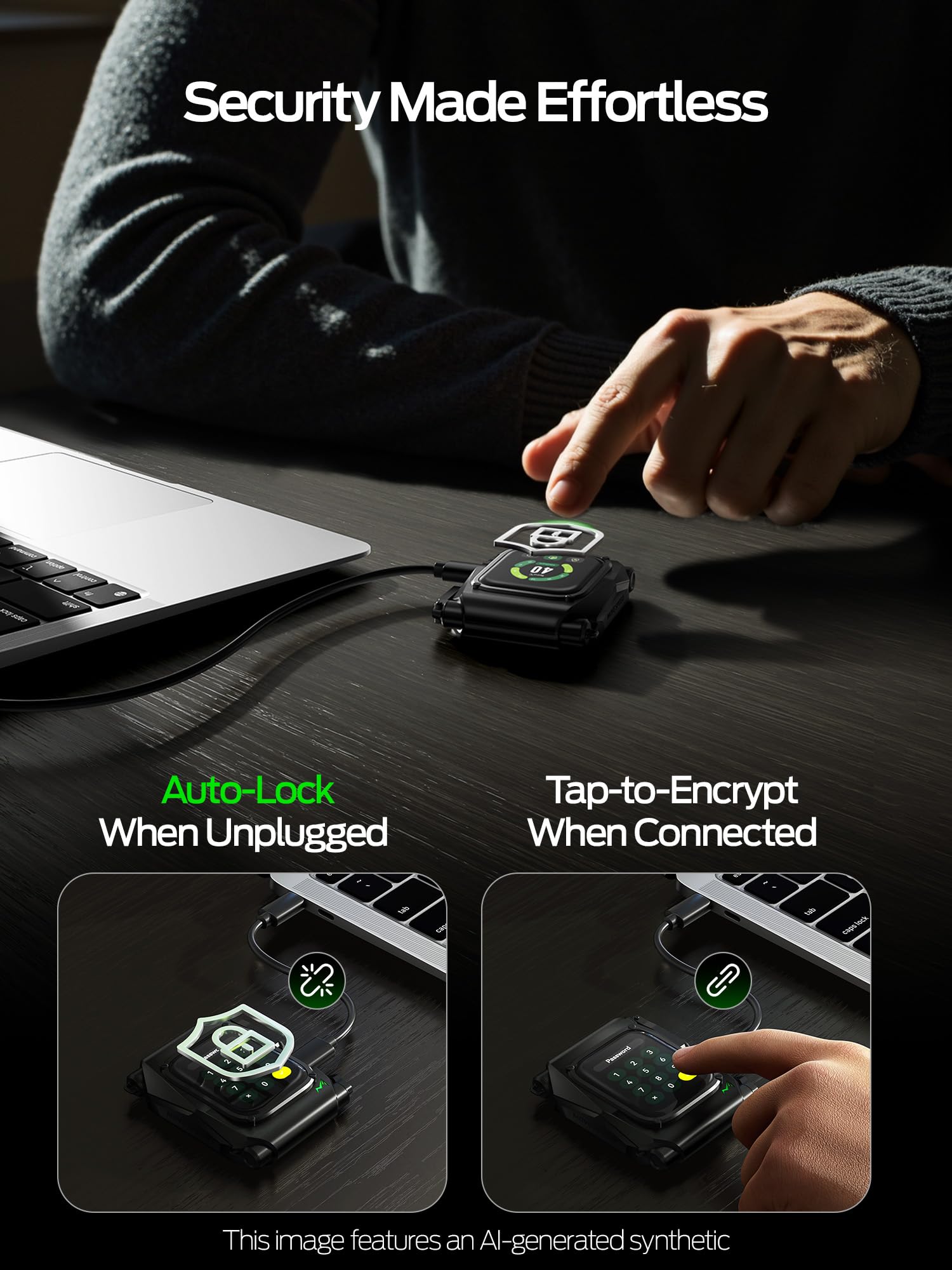 Amazon.com: MOVE SPEED External Hard Drive with Touchscreen, Up to