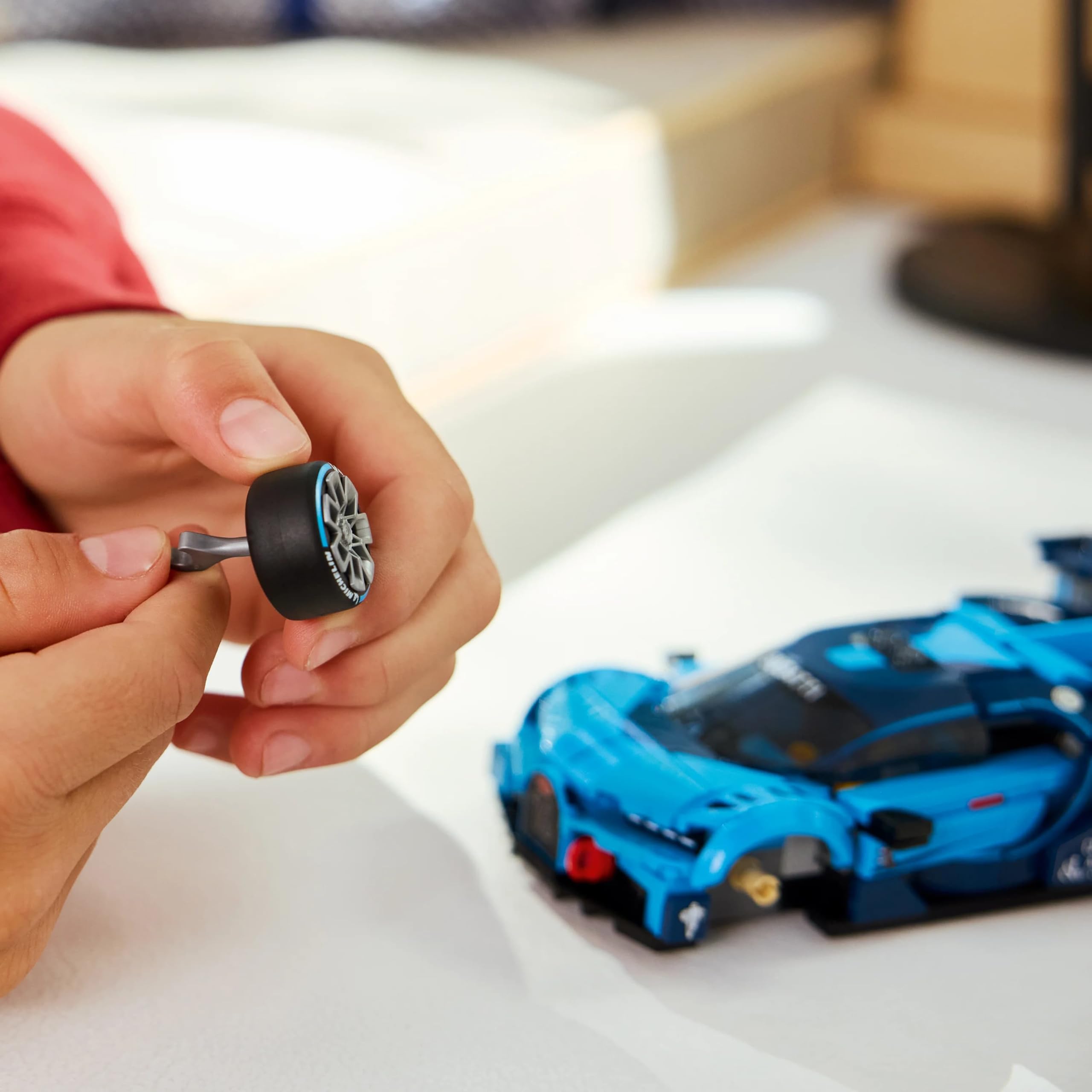 LEGO Speed Champions Bugatti Vision Gran Turismo Hyper Sports Car Model Kit and Building Set 77253 — Amazon image 7