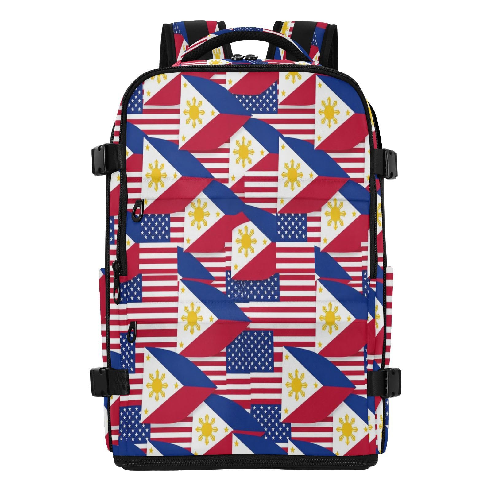 Plecak podręczny do samolotów 15-calowa torba na laptopa dla kobiet | Czysty design torba do szkoły USA i Filipiny Yin Yang torba na laptopa 15,6 cala dla kobiet praca mochilas para mujer 20L