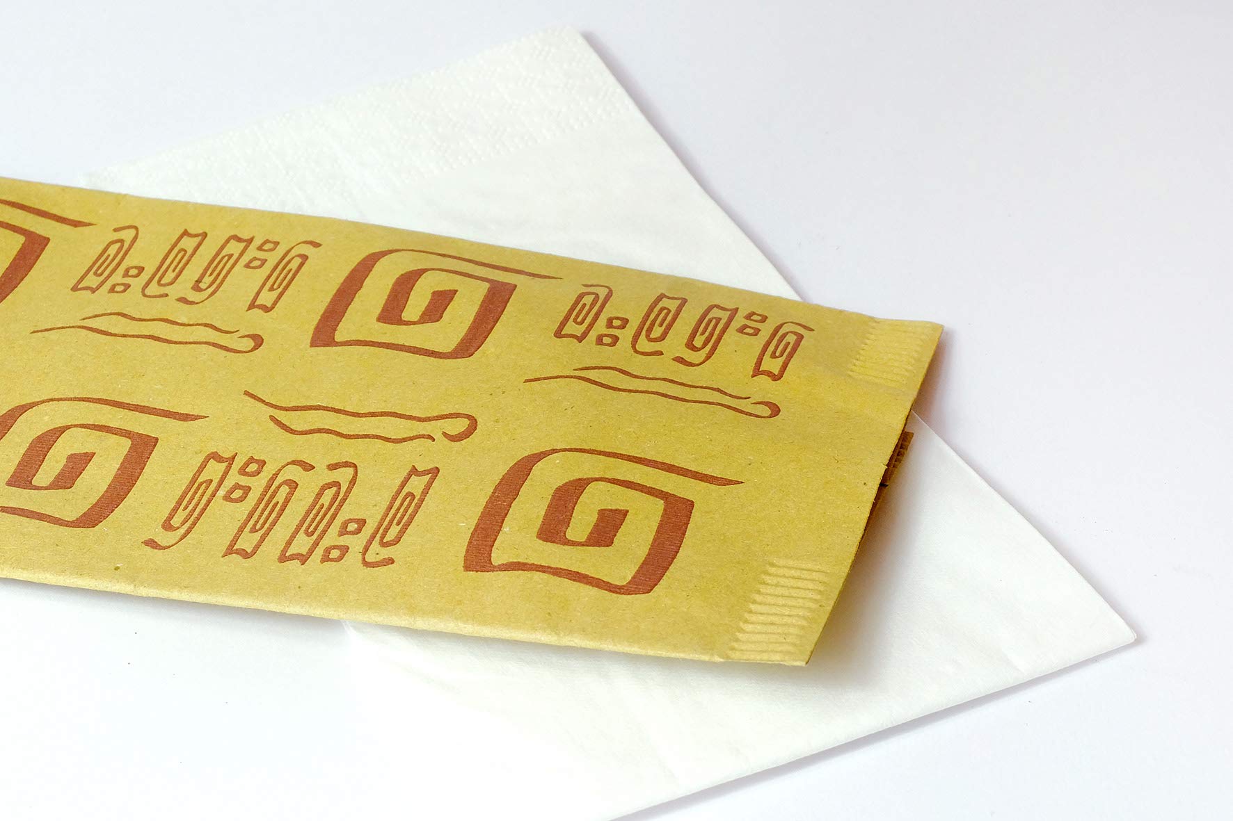 Portaposate In Carta Usa E Getta | 1000 Pezzi Con Tovagliolo 40x40cm | Per Feste E Catering