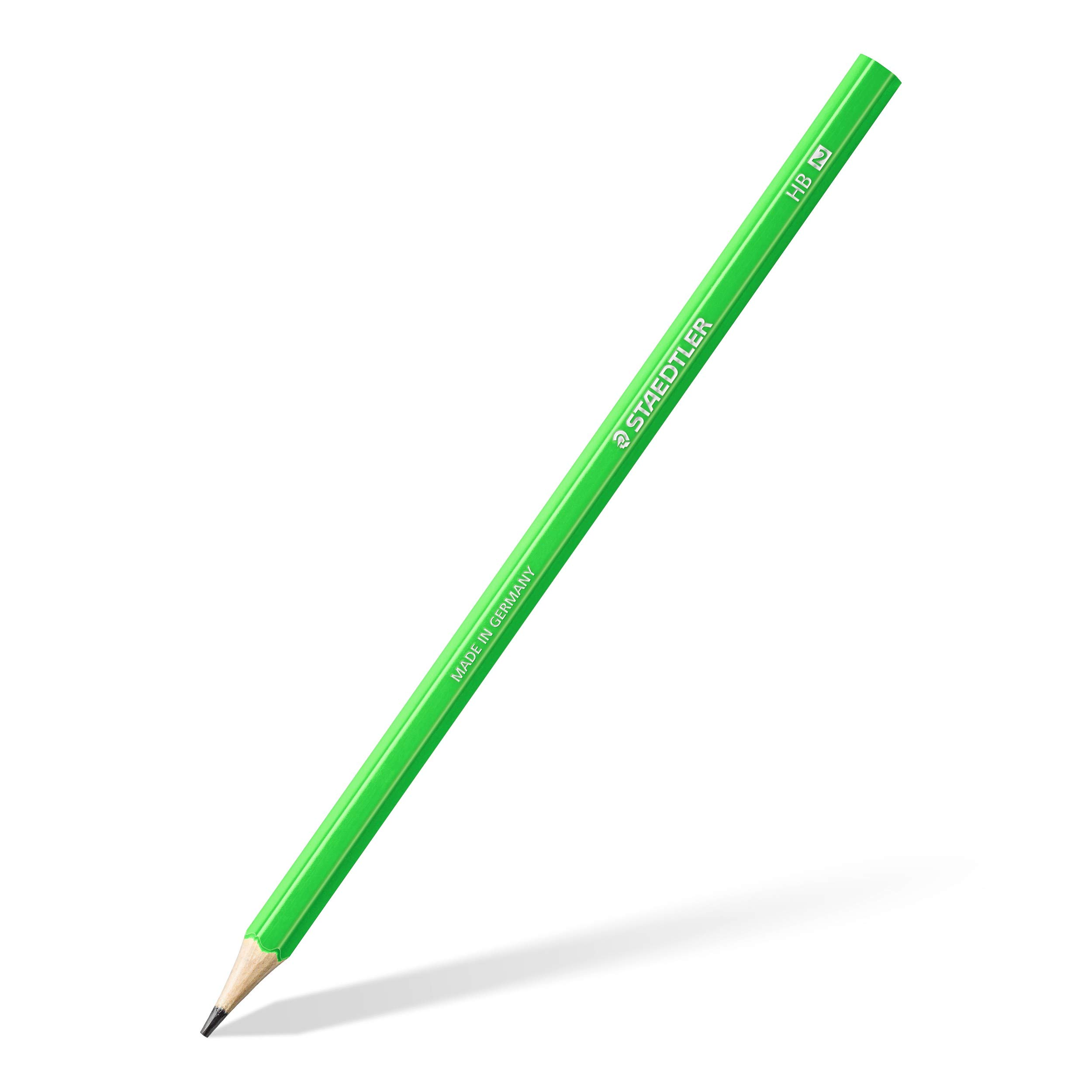 Amazon | Staedtler Wopex 180 F BK 3-2ネオンHBプレミアム品質鉛筆