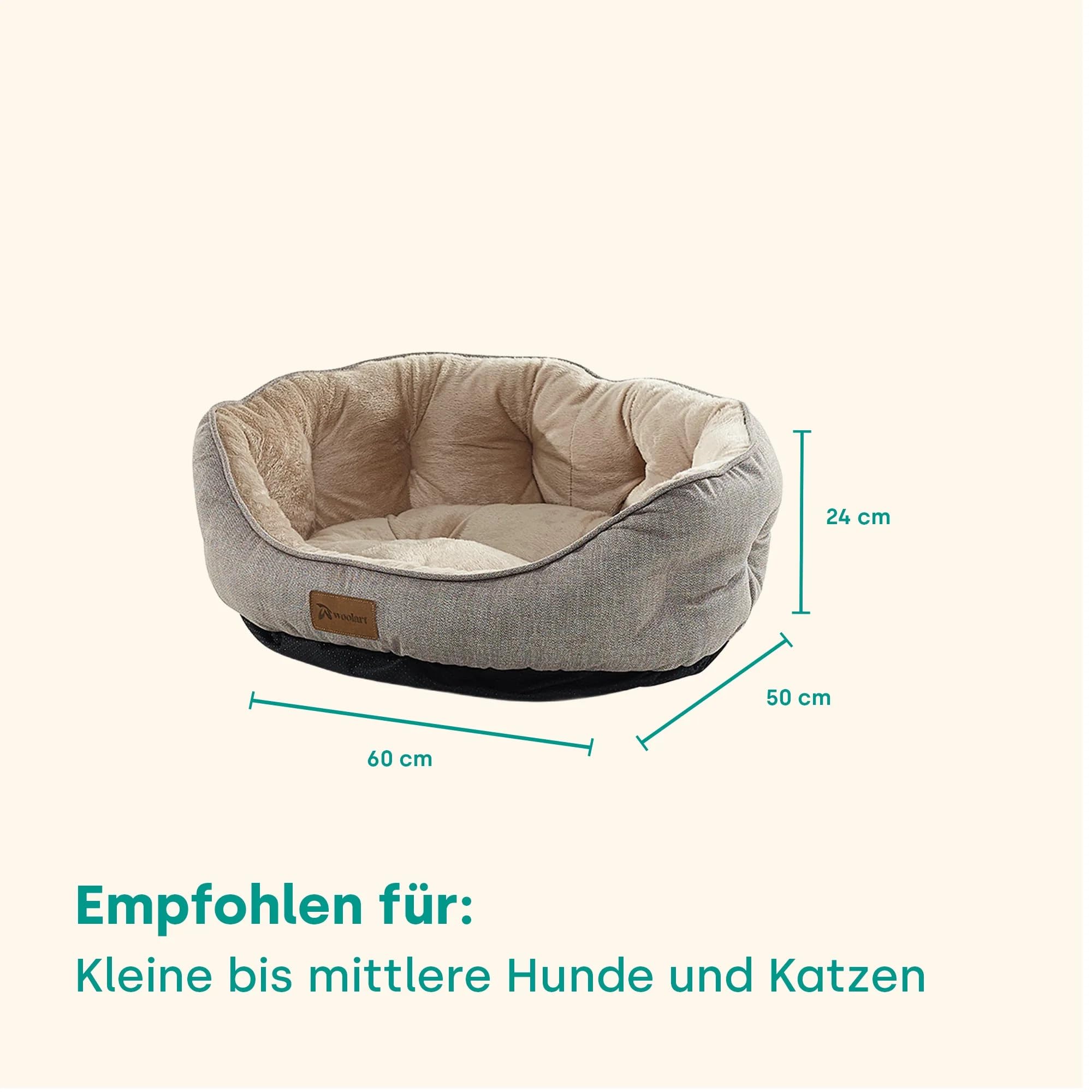 Emmi-pet Katzenbett & Hundebett Spirit L, Beige