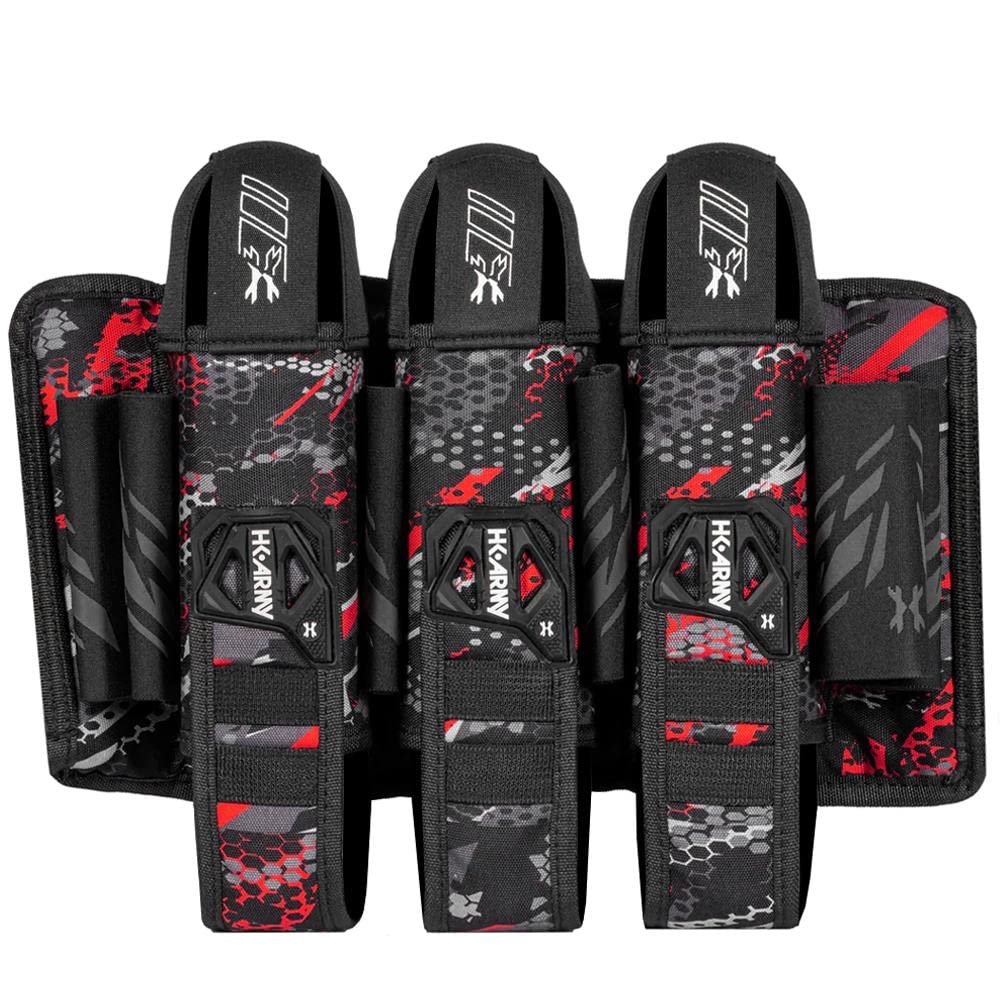 HK Army 3+2 Eject Paintball Harness Pod Pack - Scorch