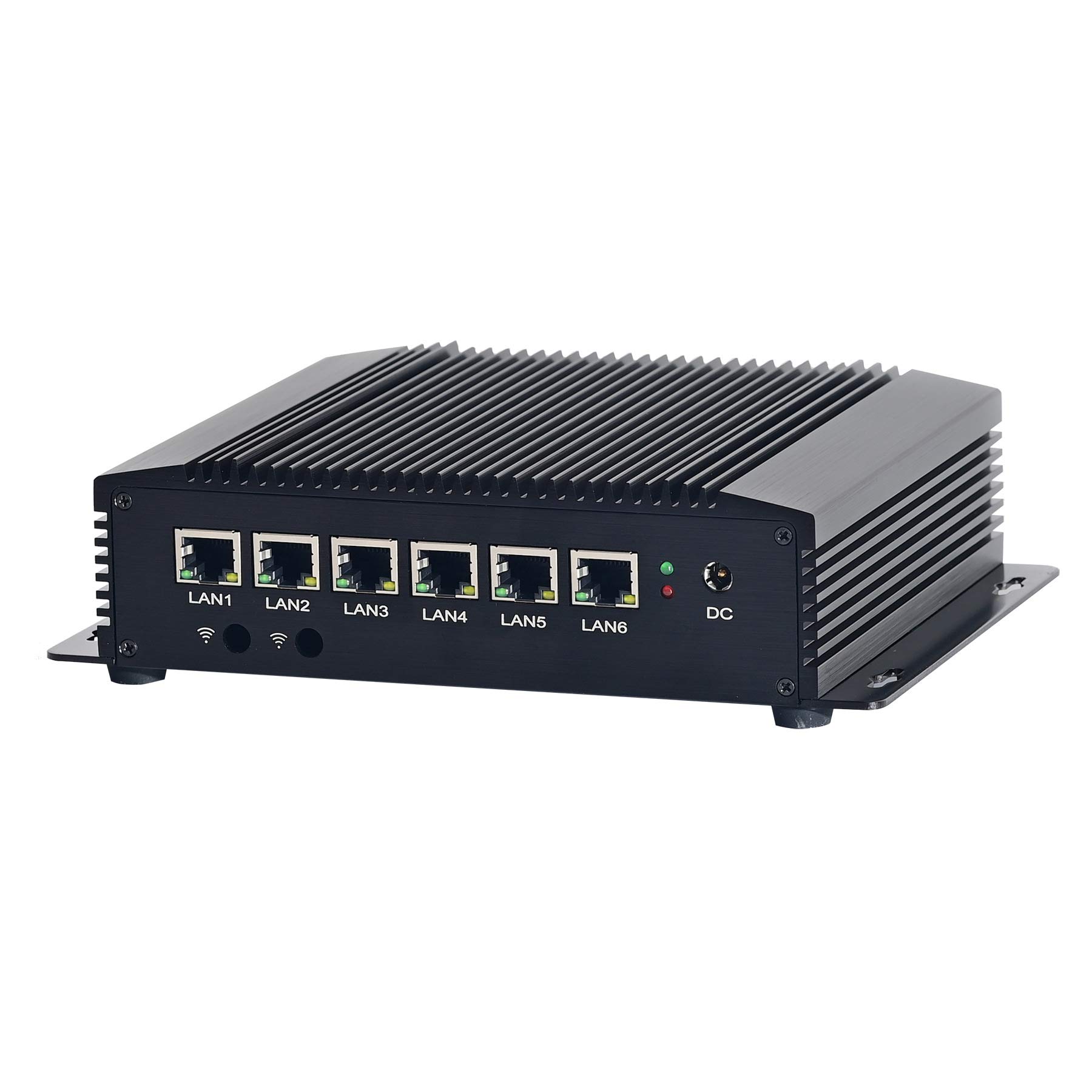 Andaqi RM02k Firewall Micro Appliance, Mini PC with 6 x 2.5GbE I225-V B3 LAN, AES-NI, Intel Core I5 