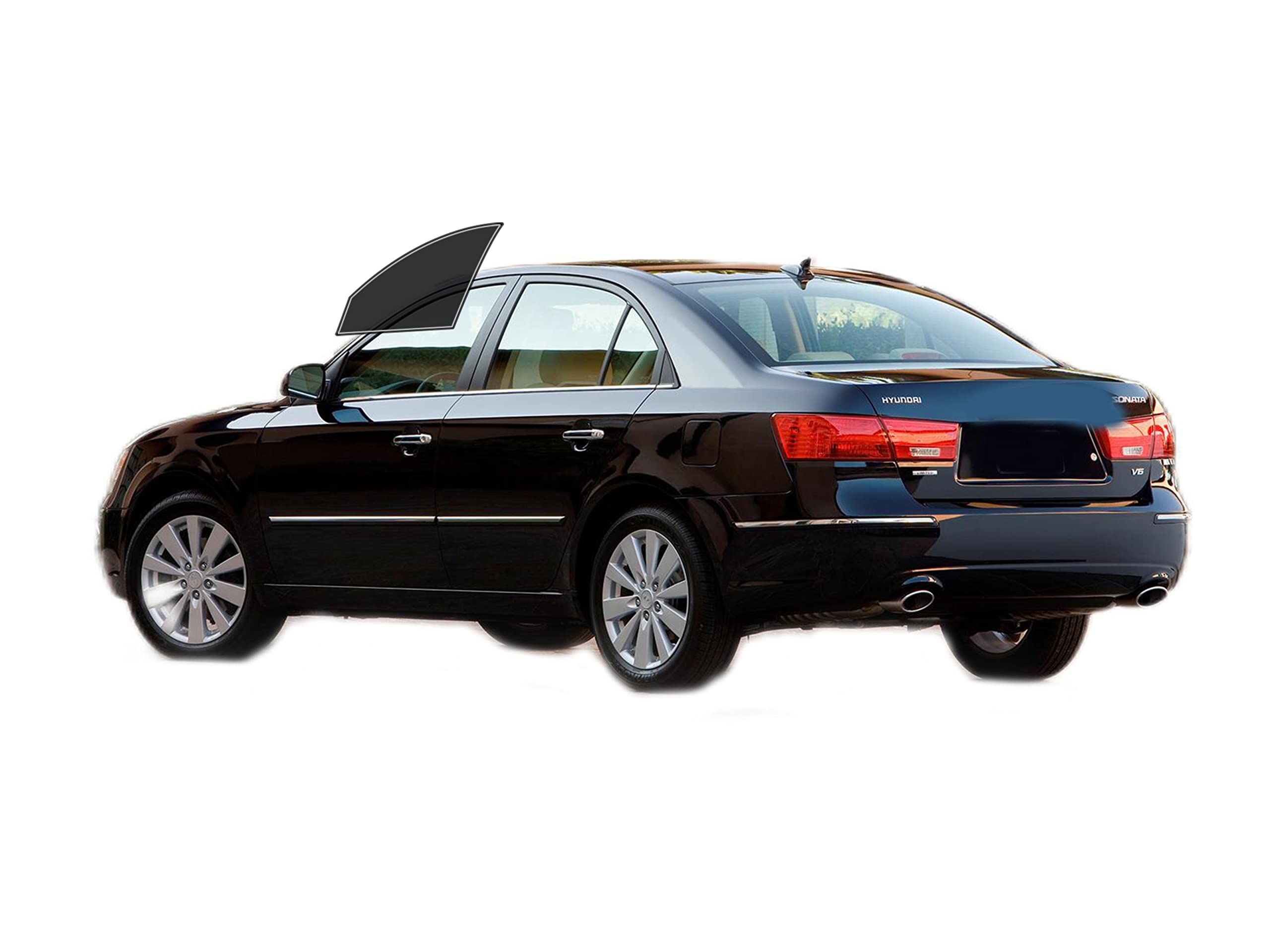 AUTOTEK Precut Window Tint Film Front Two Door Windows Tint Film Cars Sun Blocking Protection Privacy Anti Shatter Glass 2 Ply Computer Cut Any Tint Shade for Hyundai Sonata 2006-2010