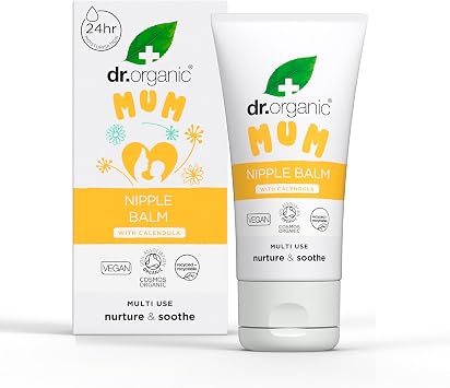 Dr.Organic Baume Protecteur Mamelons au Calendula Bio & Aloe Vera - 30 ml