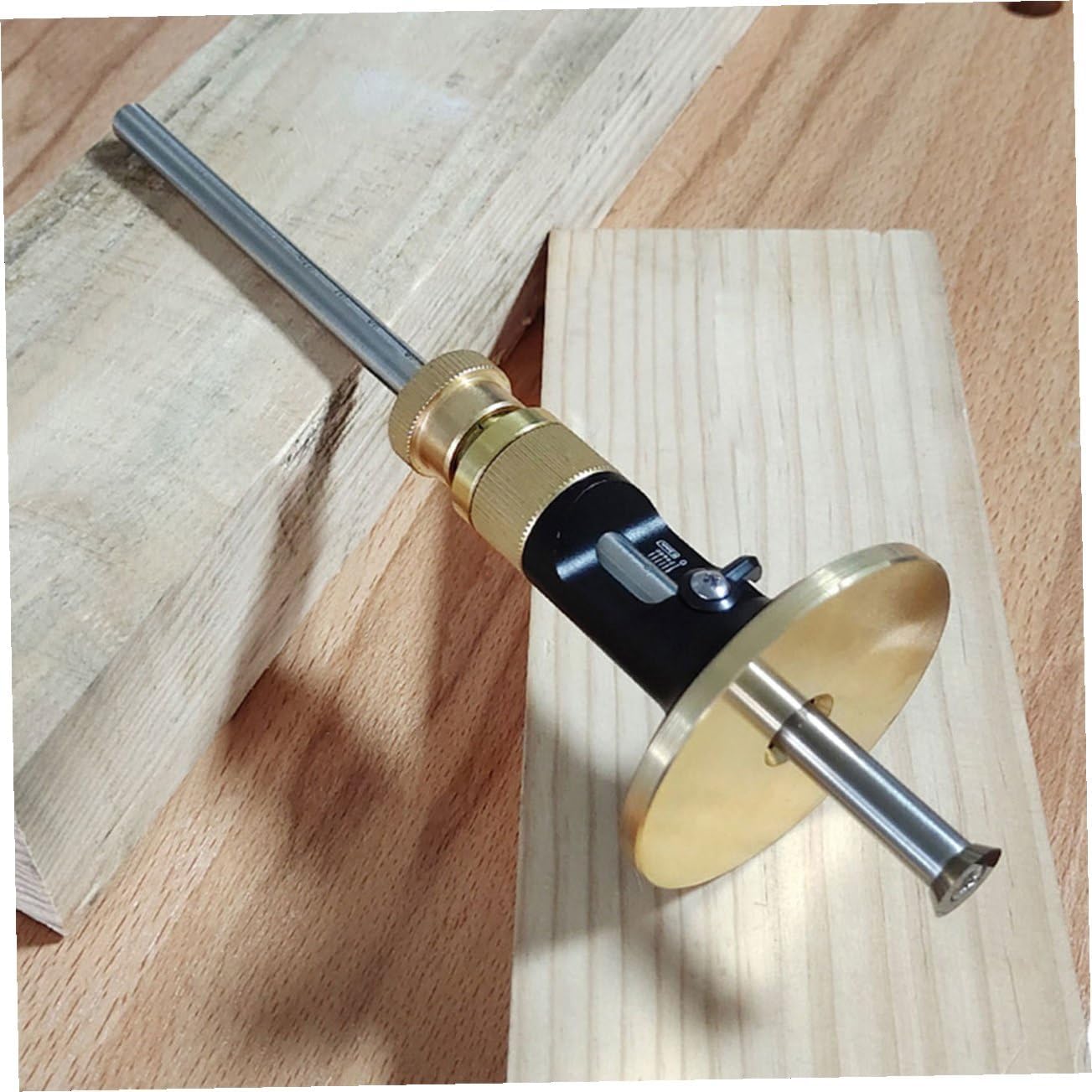 1set Parallel Marking Gauge Scribing Ruler Woodworking Marker Precise Measurement Scribe Tool
