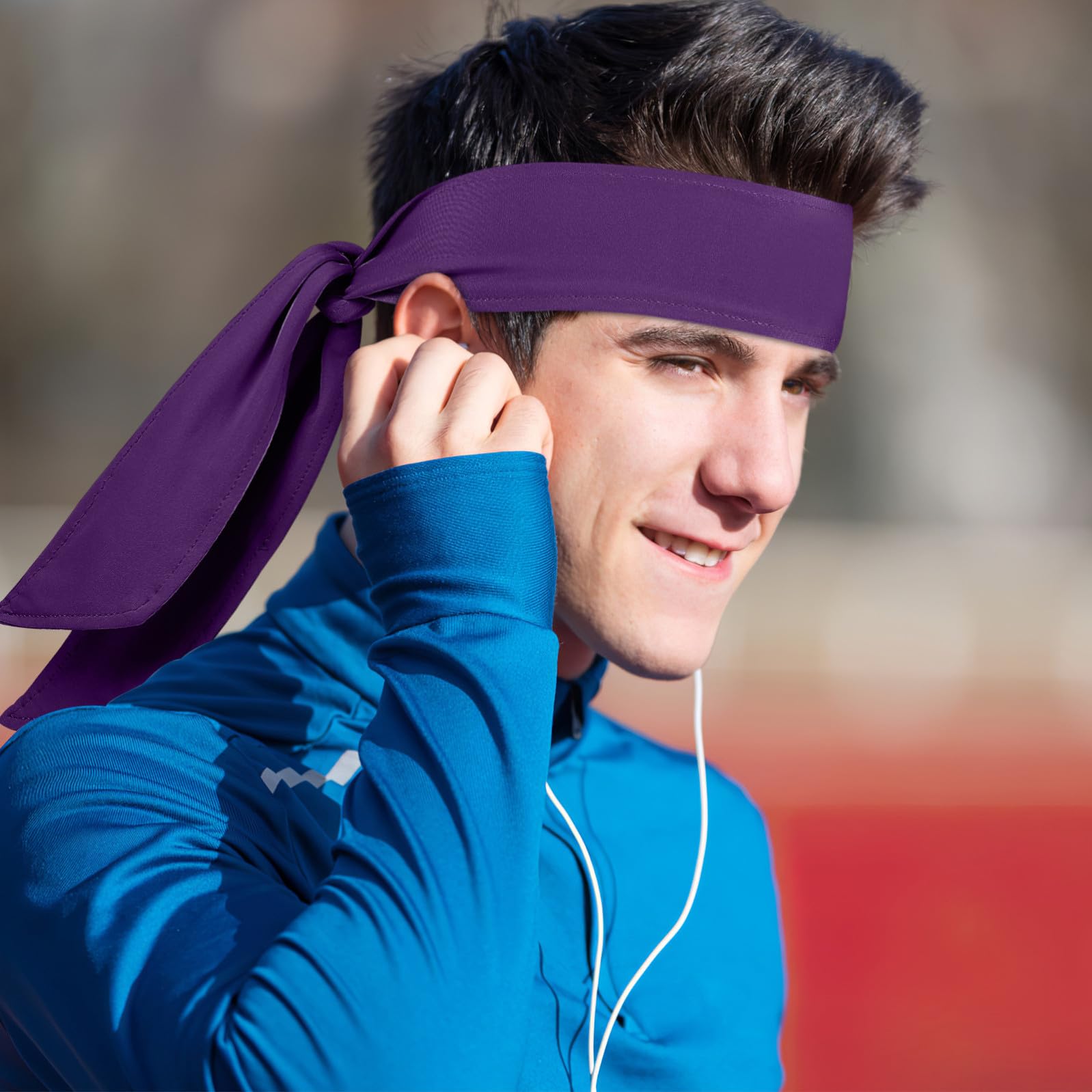 FOMIYES Fasce Sportive Assorbenti Sudore per Uomo e Donna, 15 Pezzi Regolabili in Poliestere e Spandex, Leggere e Versatili per Allenamento e Attività Sportive