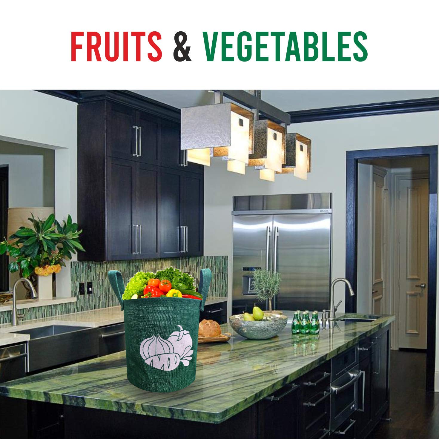 Green Vegetable Baskets - Keep Produce Fresh -5