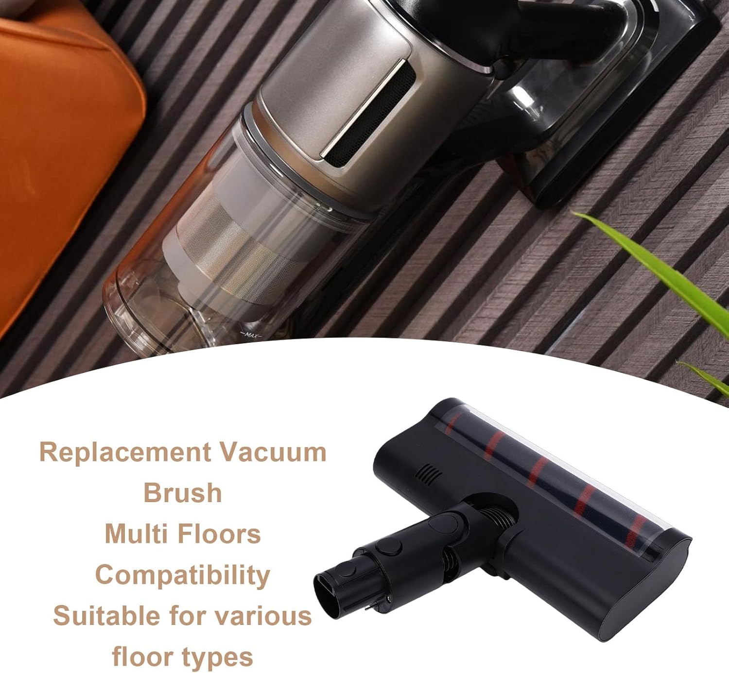 Sorandy Vacuum Brush Replacement, Carpet Hard Floor Brush Head Attachment, Compatible with T20 to Z40, Ideal for Vacuum Cleaner Accessories