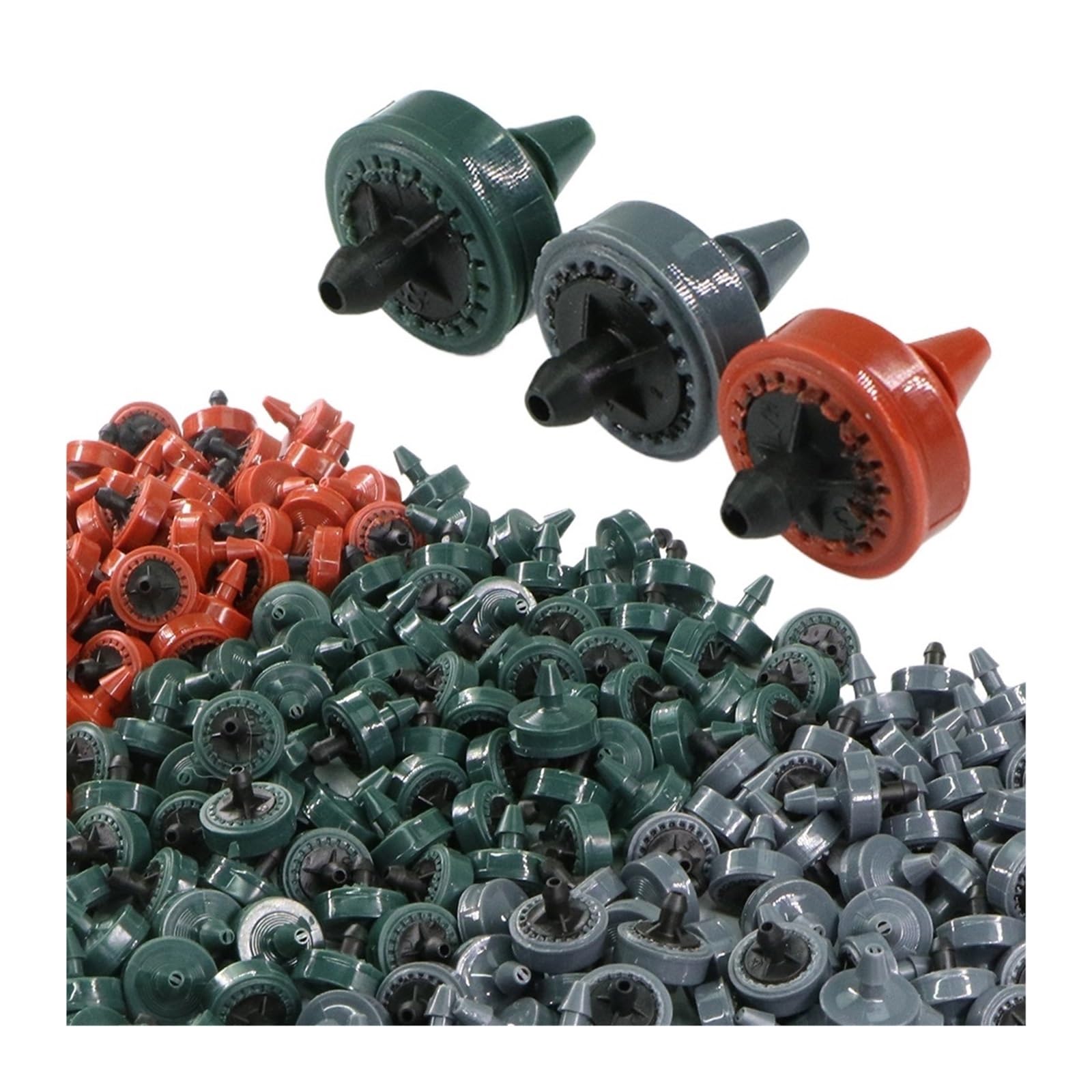 50/100PCS 2L 4L 8L/H Gocciolatore con compensazione della pressione 4/7mm Tubo Puncher di irrigazione del prato da giardino agricolo Flusso costante(2L Dripper-100pcs)