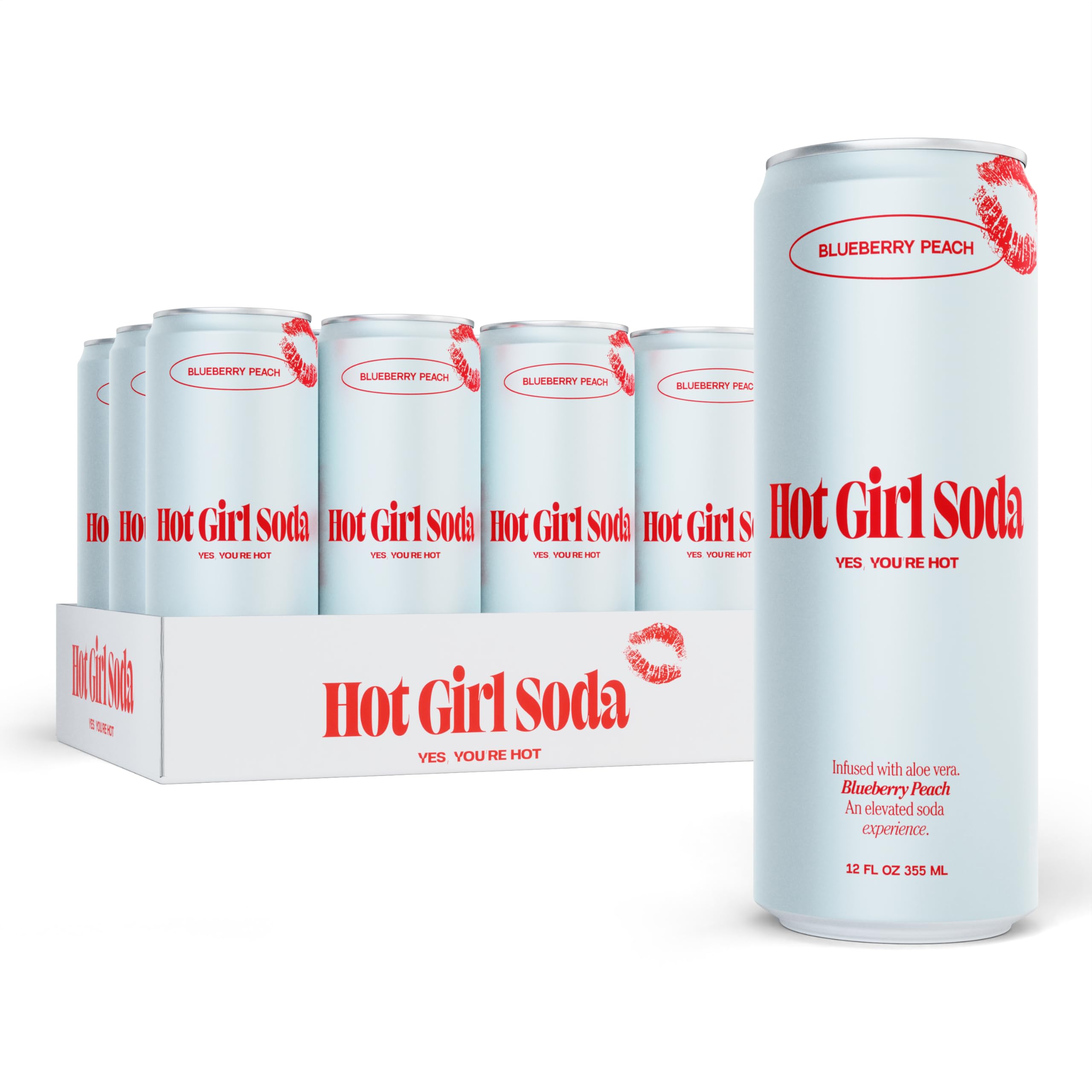 Hot Girl Soda Cans on Display