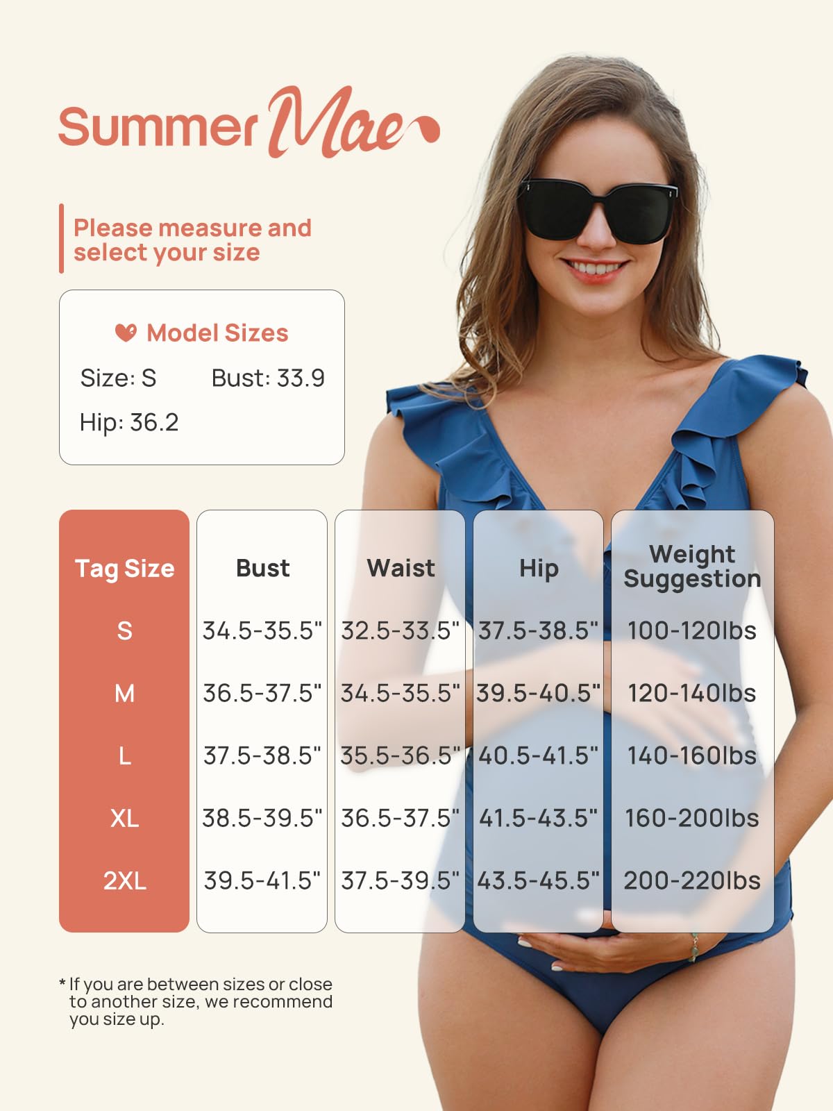 Summer Mae Premaman Costume da Bagno Donna Intero Un Pezzo Costumi Mare maternità Bikini da Spiaggia