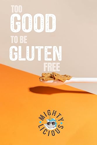 Miniatura 5 de Mightylicious - Galletas hechas a mano  Suave y masticable  Sin gluten  Sin lácteos  Sin OMG  Kosher  Mejor para ti  Bocadillo mejor para ti  Apto