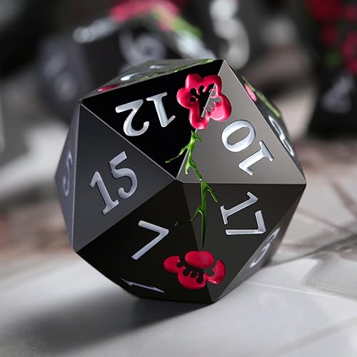 Miniatura 4 de DNDND - Juego de dados de metal D&D, 7 piezas de dados metálicos para DND con una caja de regalo magnífica para juego de mesa de Calabozos y