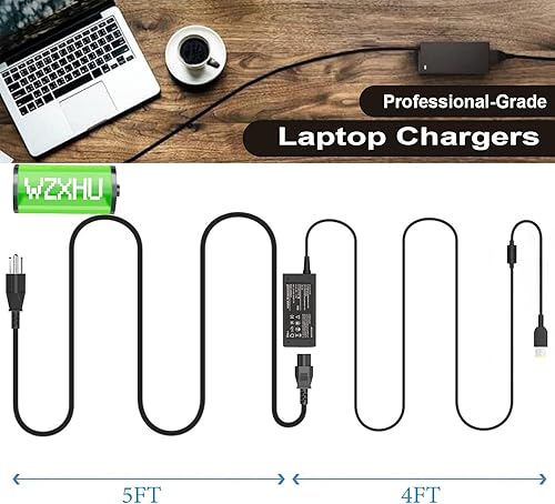 Miniatura 6 de Cargador para portátil de 65 W compatible con Lenovo Thinkpad T470 T470S T460 E531 E570 E560 L470 L460 L440 T440 T450 T540P X270 X250 X240