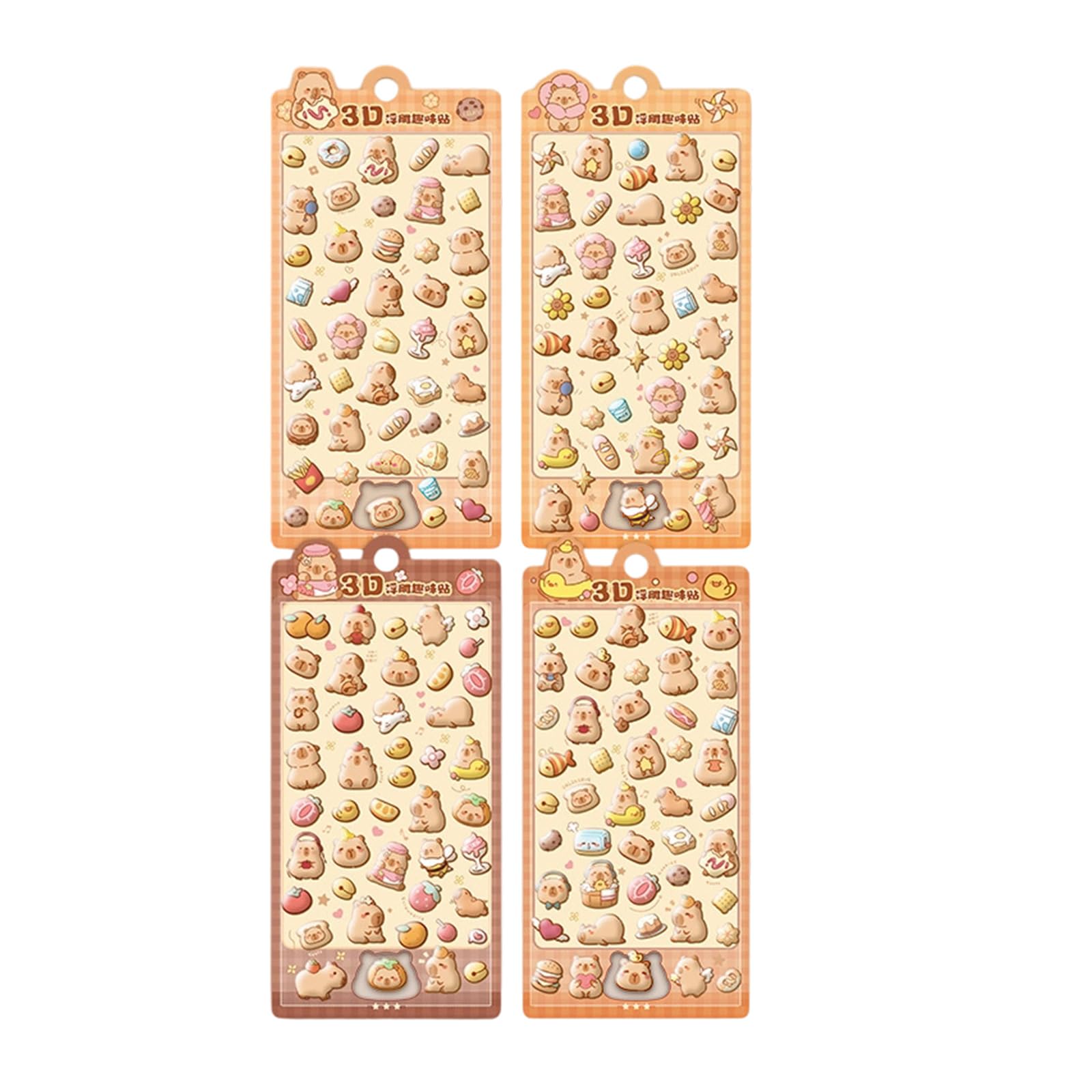 Hsioluted Kapi Paradise Decorative Pvc Sticker For Kids Craft Scrapbooking Planner Journals Notebook Kid Sticker For Classroom Rewarding Scrapbooking Supplies