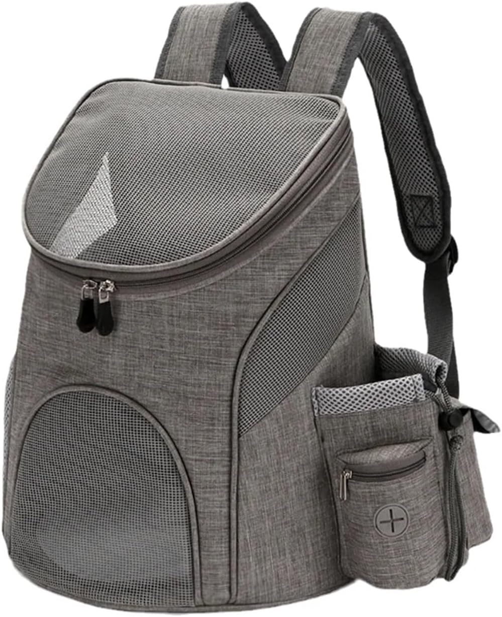 Mesh Pet Dog Backpack Outdoor Travel Breathable Puppy Cat Carrying Bags for Small Dogs Supplies Mochila perro(Blue,S-Below 3.5kg)