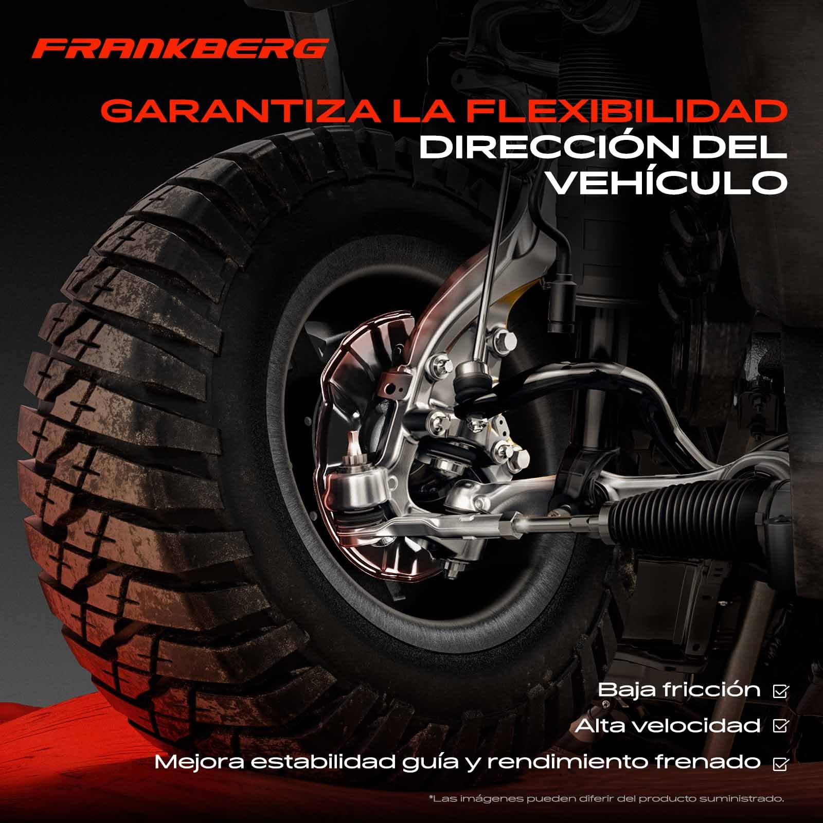 Frankberg Caja de cojinete de rueda completa Eje delantero derecho Compatible con M.e.g.a.n.e III Coupé DZ0/1 M.e.g.a.n.e III Compacto B3 BZ0/1 Scénic III JZ0/1 Replace# 400147163R