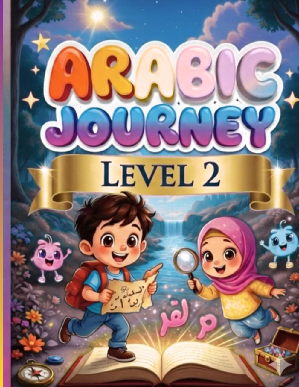 Arabic Journey: Level 2 - Advanced Reading and Expression: Interactive Arabic Language Guide for Young Learners: Enhancing Comprehension, Grammar Basics, and Creative Writing. (Arabic Journey Series)