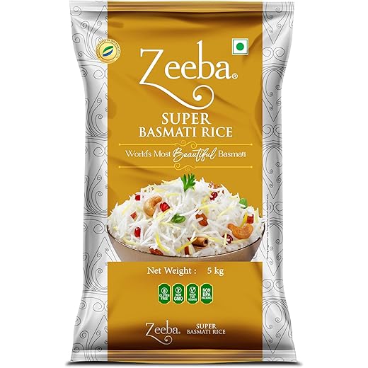 Zeeba Super 1401 Basmati Rice (Long Grain) 5 Kg