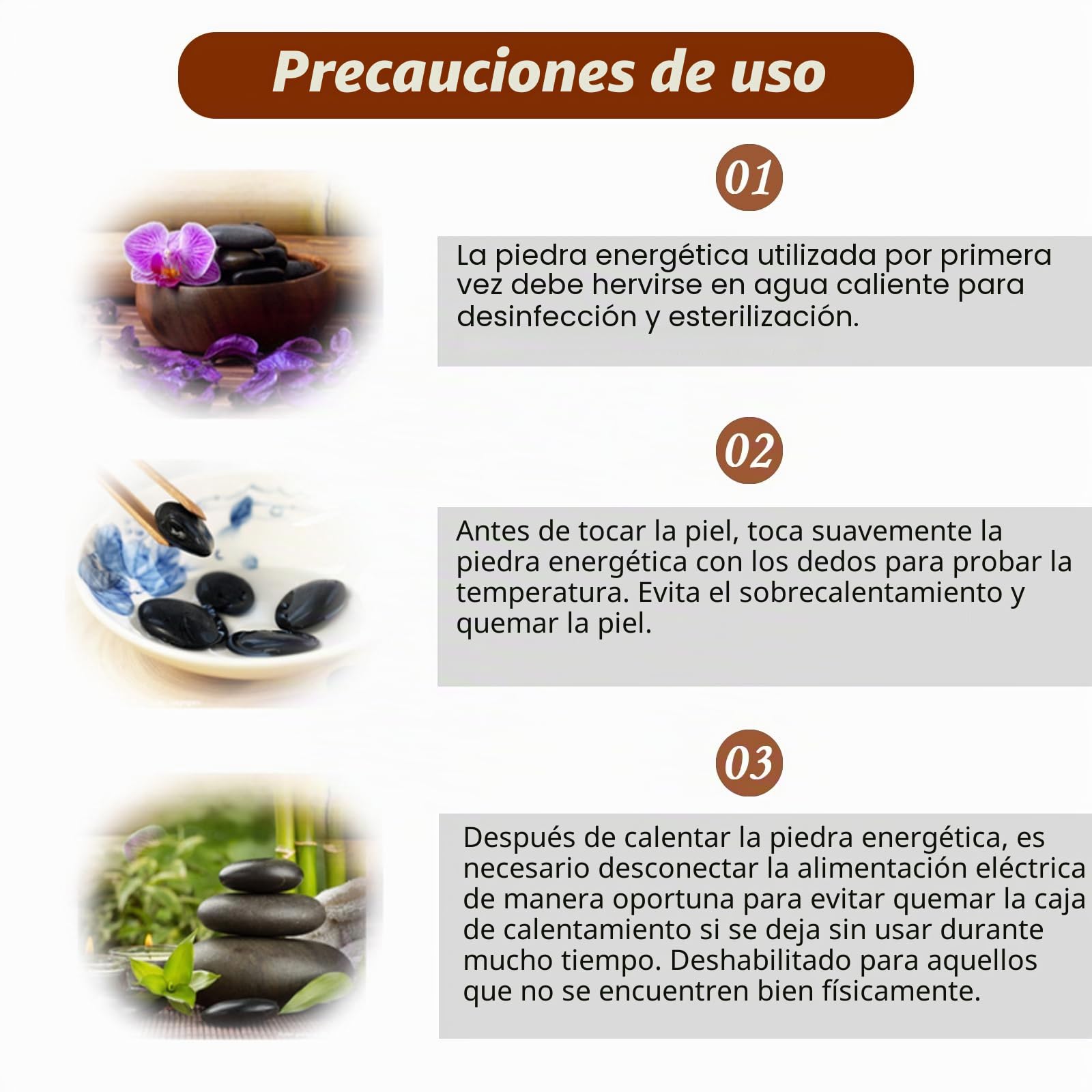 16 PCS Juego Masaje Con Piedras Calientes, Calentador Piedras Calientes Piedras Lava Para Masaje Piedras Masaje Piedras Basalto En Estuche Calefactor Portátil Adecuado Juego Calentador Piedras Masaje