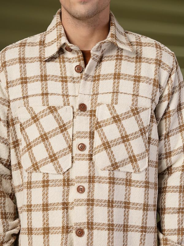 Image of CHKOKKO Men's Polyester Regular Jacket