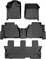 Vista 18 de MAXLINER Juego de alfombrillas protectoras de piso de 3 filas para Toyota Sequoia 2008-2011