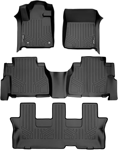 MAXLINER Floor Mats 3 Row Liner Set for 2012-2022 Toyota Sequoia