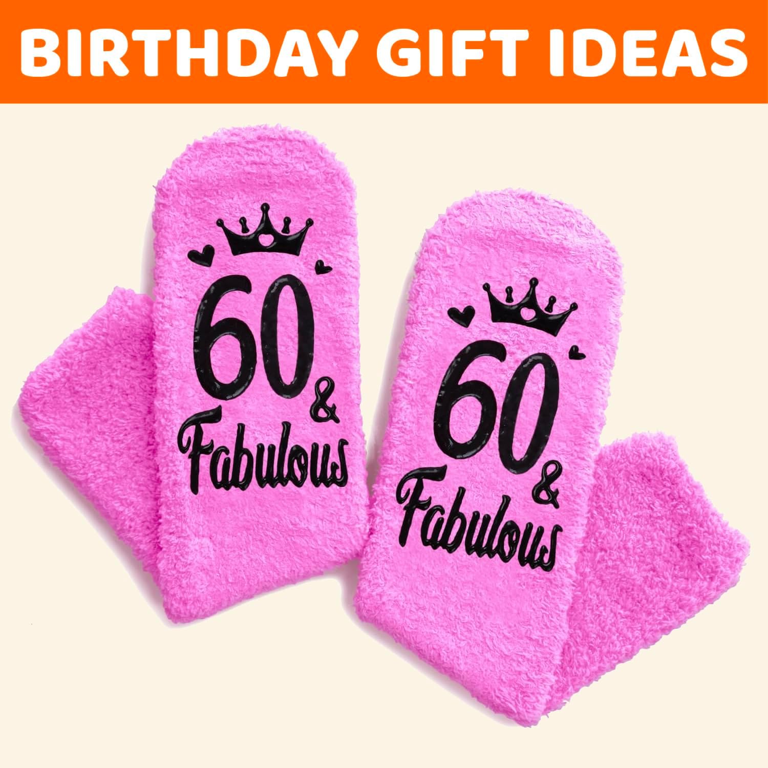 HAPPYPOP Birthday Gifts for Women - Funny Birthday Socks for 40 60 70 55 65 Year Olds - Image 6