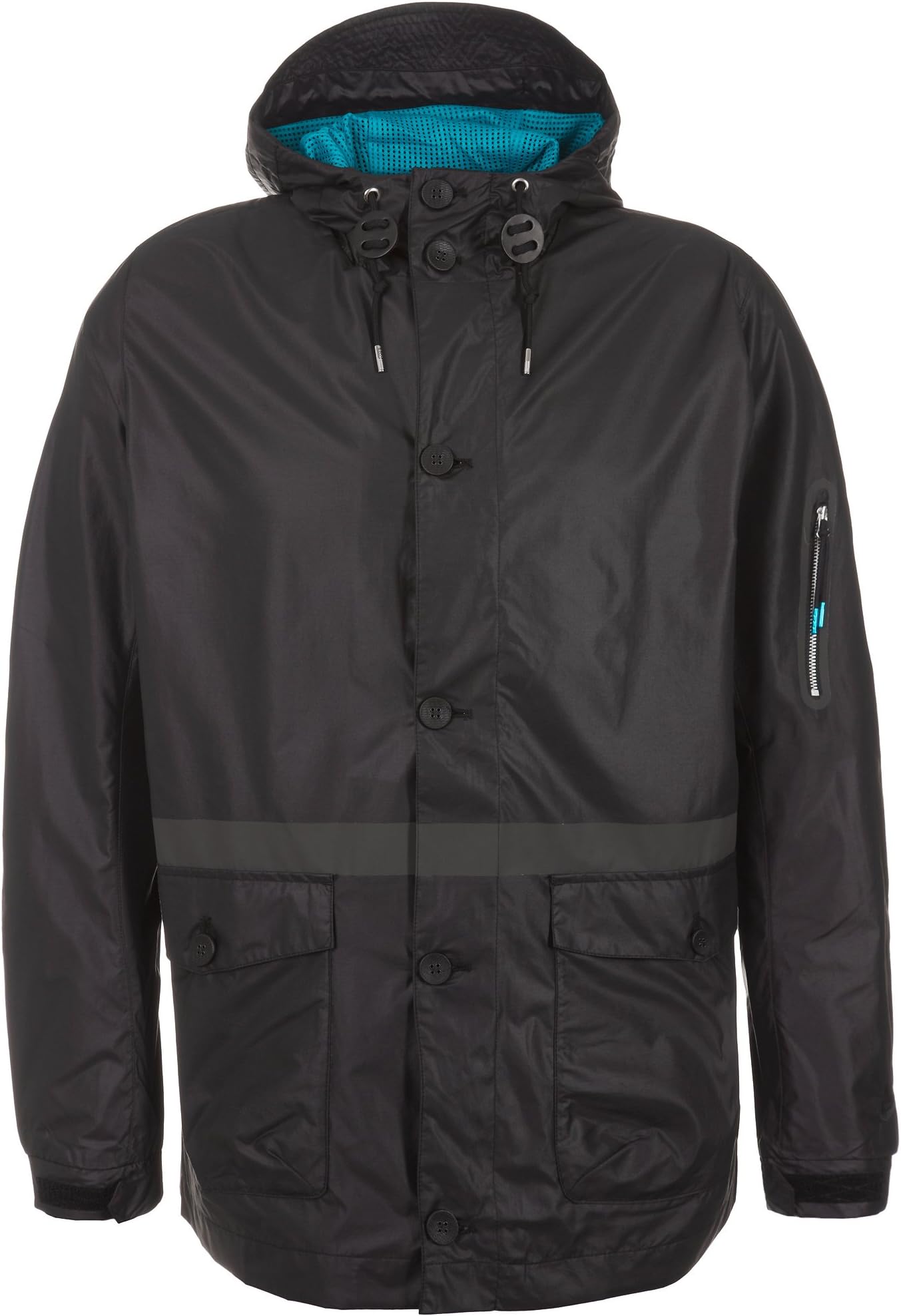 Nike Men's CR7 Saturday Ronaldo Full Zip Rain Jacket Black XL