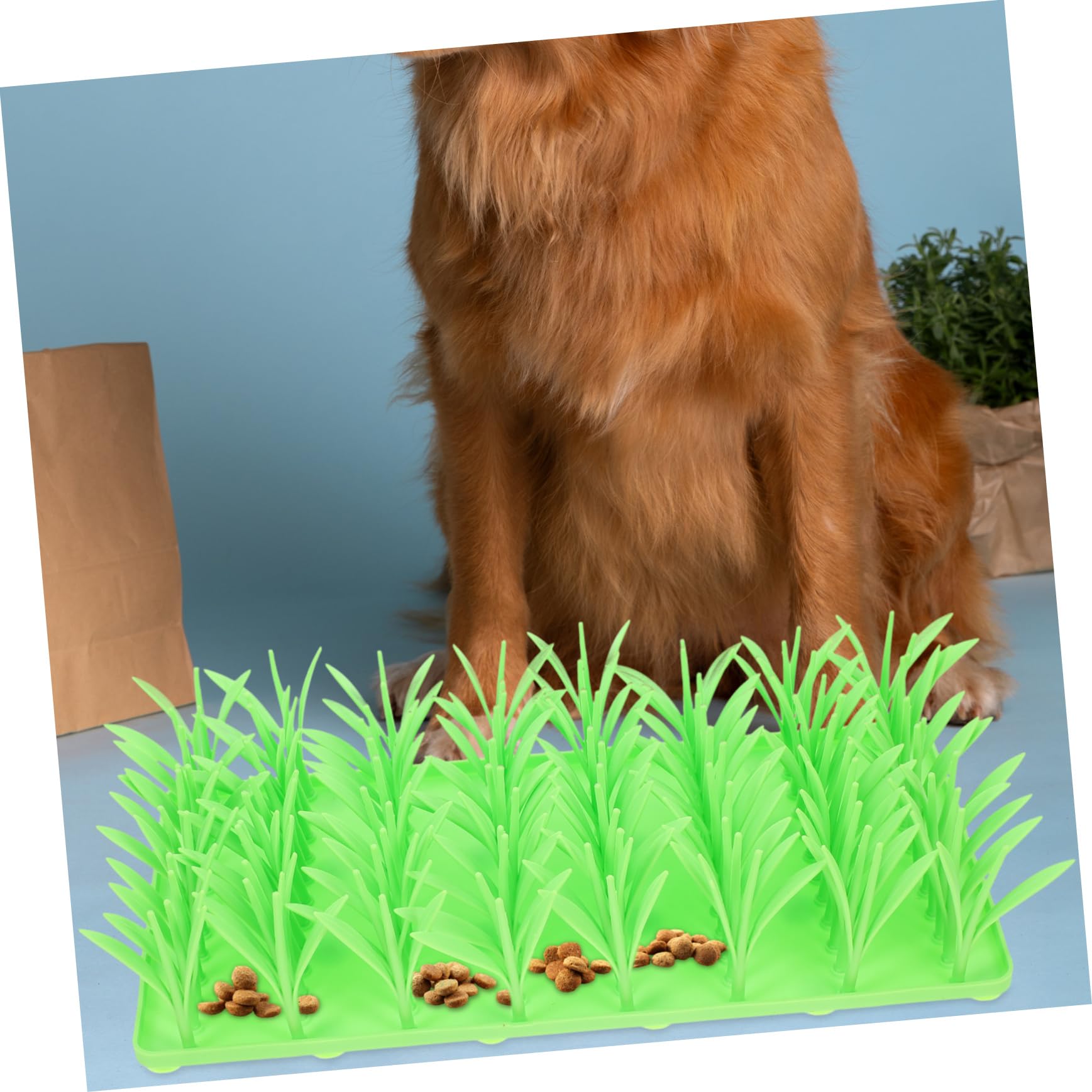 Silikon Grasmatte für Langsames Fressen, rutschfeste Hundematte