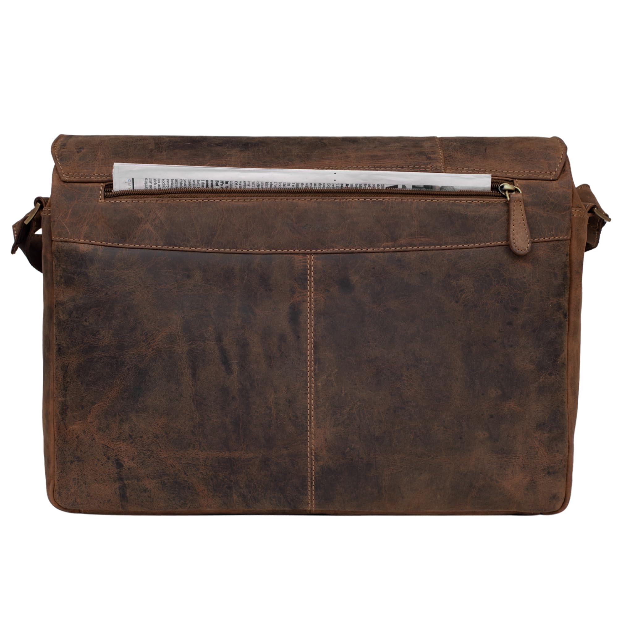 STILORD Vintage Umhängetasche Leder groß für Herren Damen 15.6 Zoll Laptoptasche Unitasche Bürotasche Moderne Aktentasche aus echtem Büffelleder