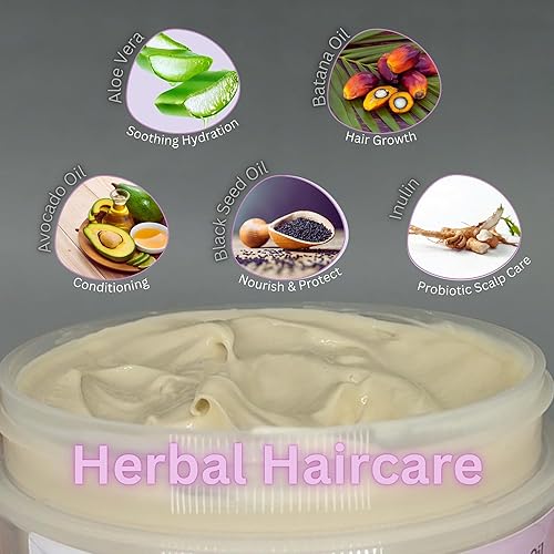 Miniatura 3 de Hidratante para el cabello y nutrición del cuero cabelludo | Restauración del cabello seco, quebradizo y texturizado, giros y trenzas | Restaura y