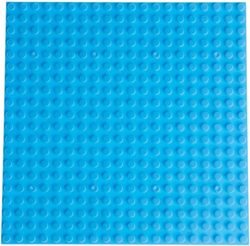 Strictly Briks Classic Stackable Baseplates, for Building Bricks, Bases for Tables, Mats, and More, 100% Compatible with All Major Brands, 24 Multi Colors, 24 Pack, 6x6 Inches