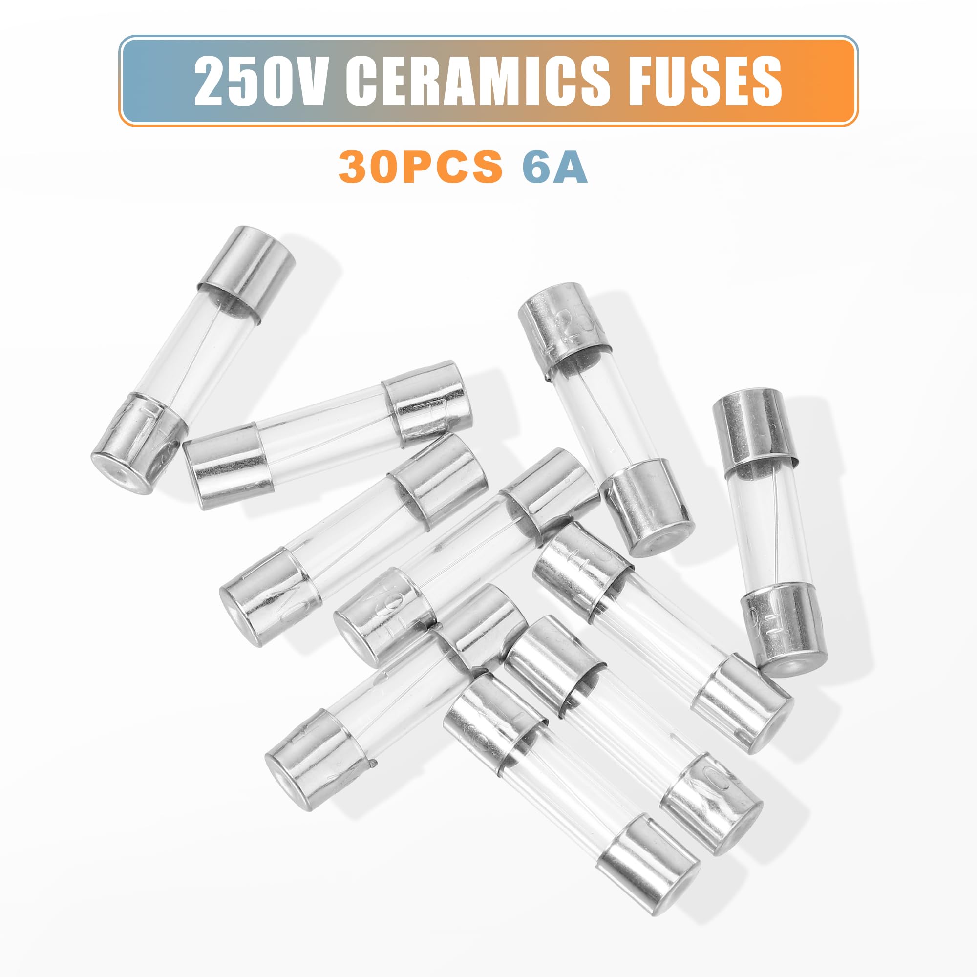 Fusibili In Vetro Restagraf Da 10A - Confezione Pratica Per Auto E Industria (6,3x32 Mm) - Foto 2