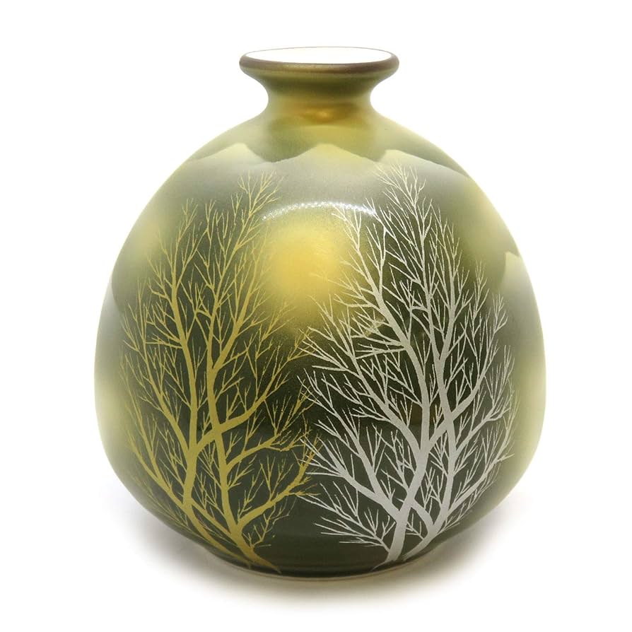 Amazon.com: KUTANI YAKI(ware) Vase Gold clouds : Home & Kitchen