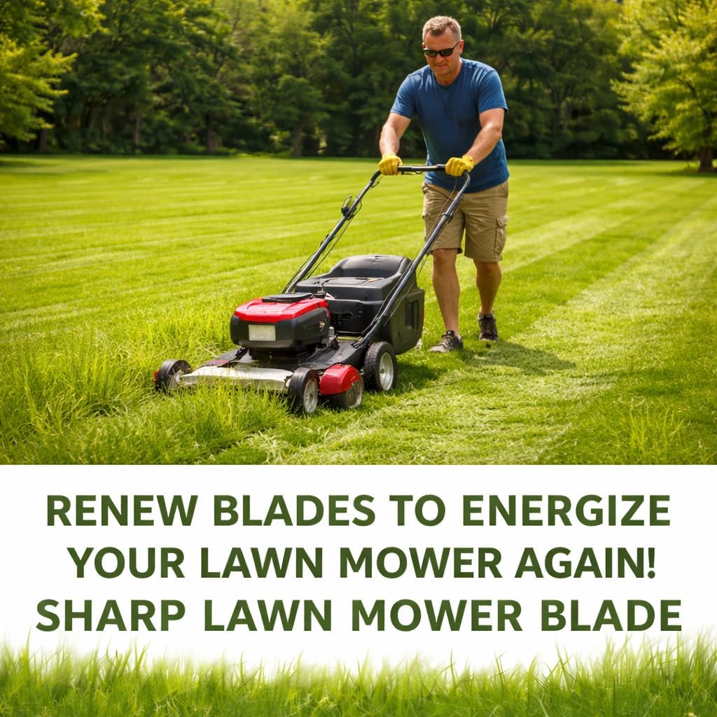 72531-VH7-000 & 72511-VH7-000 Mower Blades Kit for 21" Deck, Mulching Blades Set Compatible with Hon-da HRX217 HRX217K1 HRX217K2 HRX217K3 HRX217K4 HRX537, 2 Pack